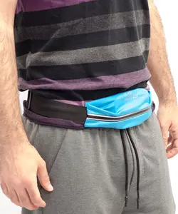 Miami CarryOn Water Resistant Running Belt Waist Pack (Light Blue, TLCBLB01) - Sports & Outdoor Activewear Accessories, Jogging Equipment for Training, Jogging