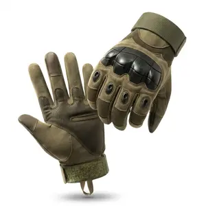 All-Terrain Tactical Gloves for Men - Touchscreen Compatible Outdoor Gear with Knuckle Protection for Work, Hunting & Training