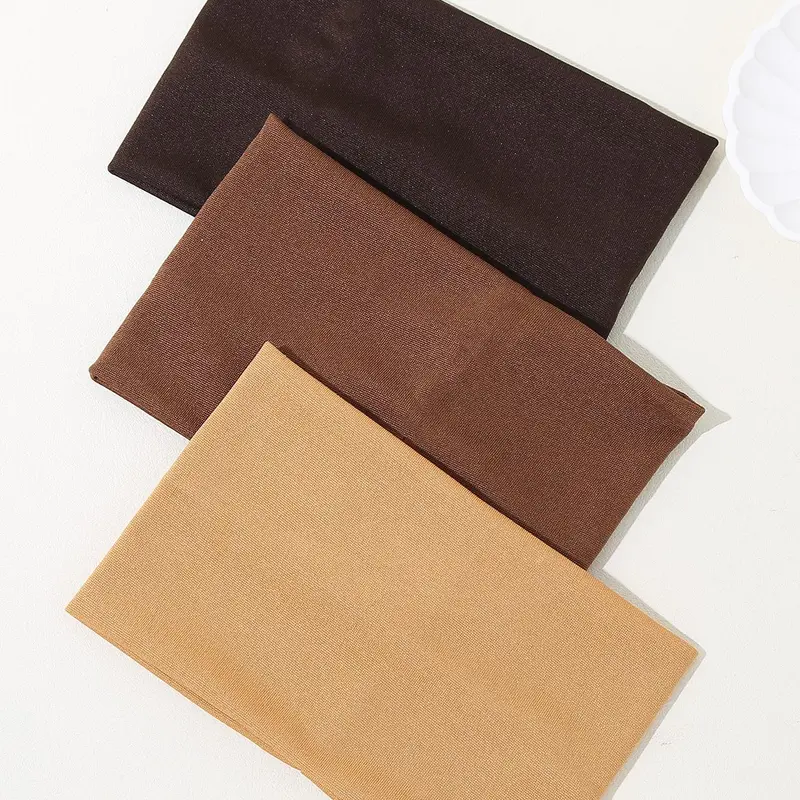 Solid Color Wide Hair Band (3pcs), Elastic Fashion Headbands, Casual Simple Fashion Hair Accessories for Women & Girls, Minimalist Headwear Suitable for Thick Hair