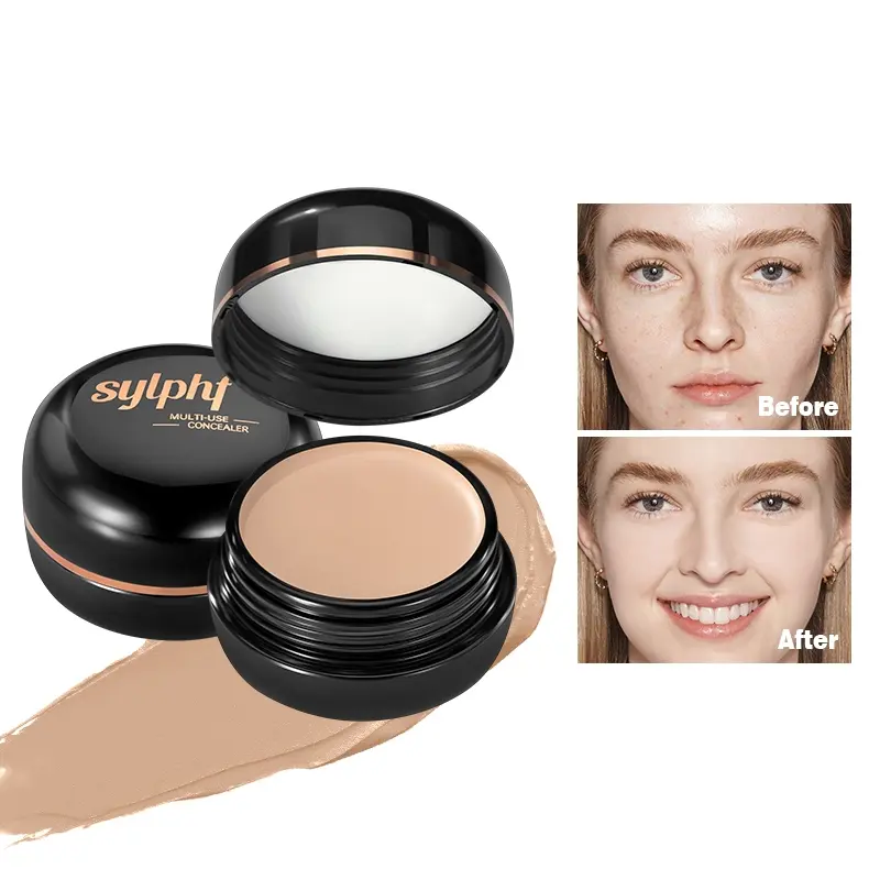 1PC full coverage concealer, waterproof and sweat proof, long-lasting makeup effect, all day flawless beauty, natural makeup effect, Multi Use Makeup, Beauty Products, Cosmetics
