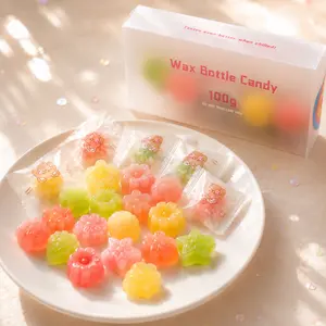 Retro Mini Wax Bottle Candy – Nostalgic Fruity Liquid-Filled Candy, Classic Childhood Favorite, Refreshing Sweet Treat for Kids, Teens & Adults