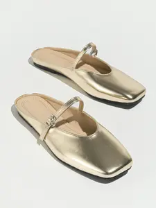 Women's New Plain Color Leather Slip-On Flat Shoes, Comfortable Anti-Slip Wear-Resistant, Fashion Versatile Casual All-Season Flats Footwear, Walking Shoes
