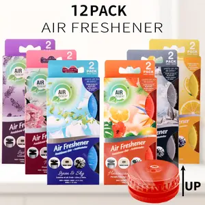 Air Fusion Odor Eliminator Gel 2.1 Oz Air Freshener Gel Lavender Scent Adjustable Neutralizing Gel for Home Bathrooms Cars Boats