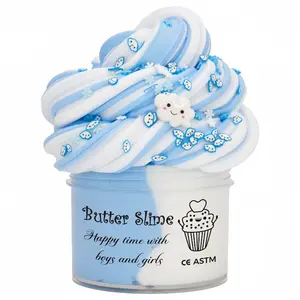 2.37Oz Cloud Fluffy Butter Slime Set - Molding Mud Playthings - Polymer Stress Relief Charms, Soft Putty Stretchy Slime, Molding Materials, Party Gifts Educational Birthday Presents