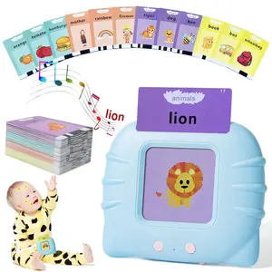 2024 Talking Flash Cards with224Sight Words for kids ages 4-8learning materials toy, PocketSpeechfor Toddlers to Help Speakand Spell ,Speech Therapy Toys forAutisticChildren, Gift for Kids (Pink) learning toy