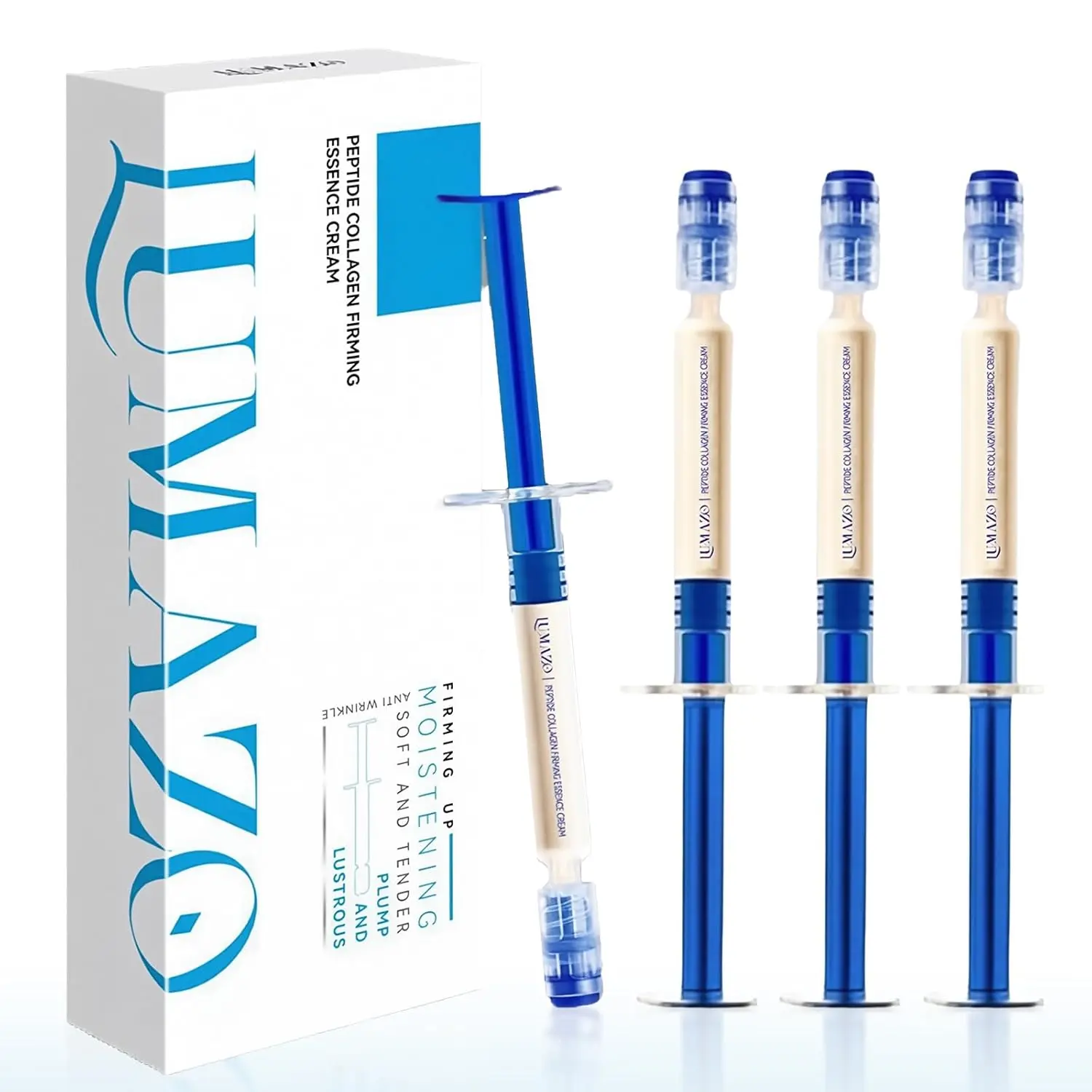 Polypeptide Collagen, Polypeptide Collagen Elastic Essence Cream, Micro Molecular Collagens Anti Wrinkle Lotion(2 pcs/box) (2box), Skin Repair, All Skin Types, Skin Elasticity