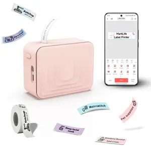 Marklife mini label maker, label printer, portable wireless thermal printer, easy to use. Can print thank you labels, item labels, and spice jar labels, suitable for office, home, and students.Easter.