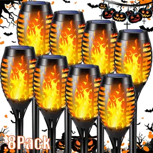 Upgraded Larger Solar Torch Lights, Waterproof Outdoor Dancing Flames Light, Flickering Flames Garden Lights, Landscape Decoration Pathway Patio Lights