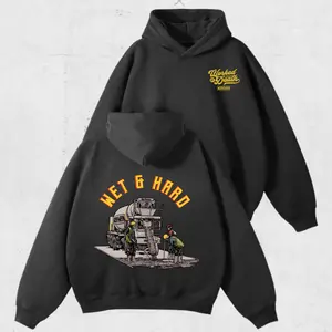Worked To Death Hoodie Cement Pouring Scene Construction Hum, Wet & Hard concrete worker hoodie funny construction joke mixer truck workwear dirty job site foreman gift unisex oversized sweatshirt