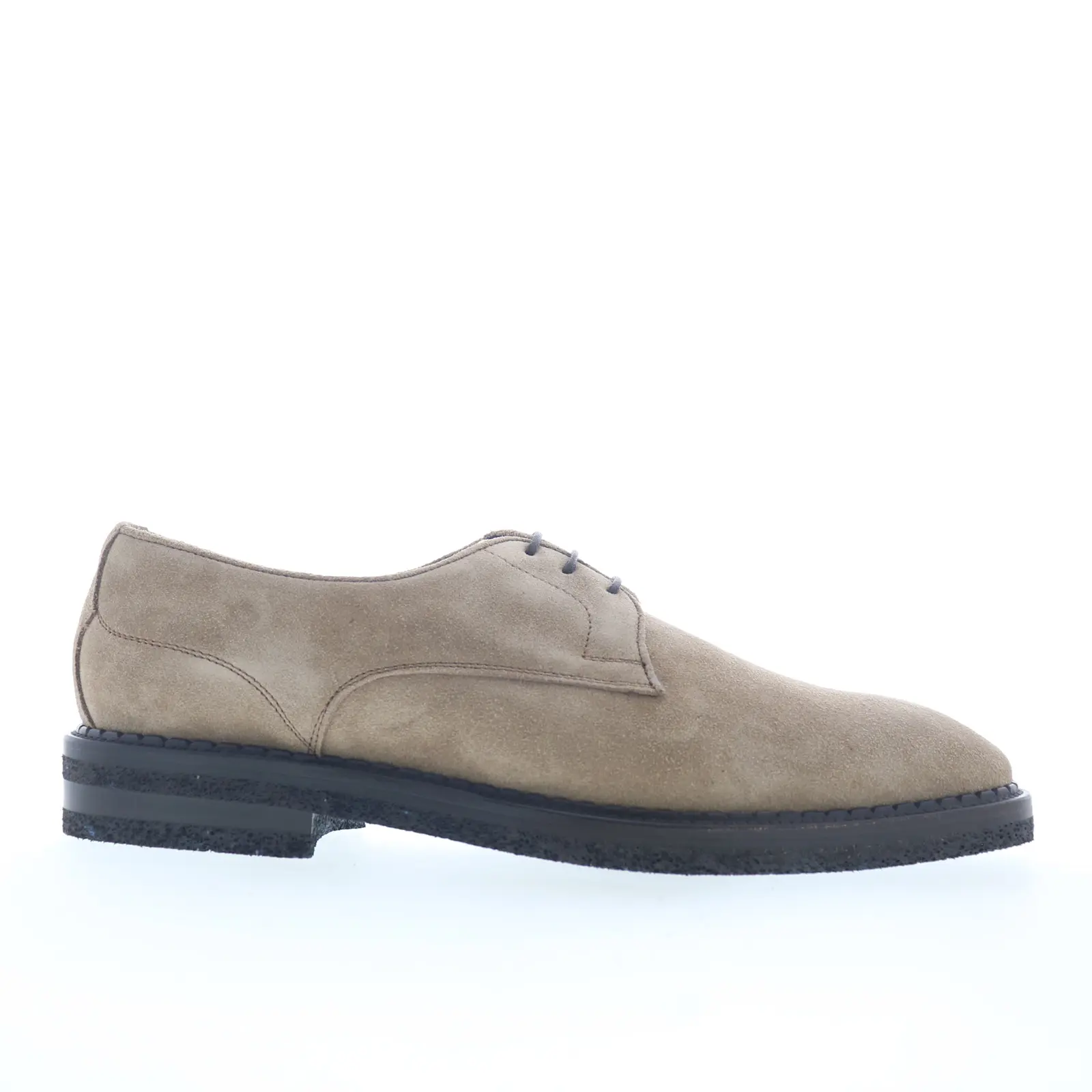 Di Bianco Soverato Suede Mens Beige Suede Oxfords & Lace Ups Casual Shoes