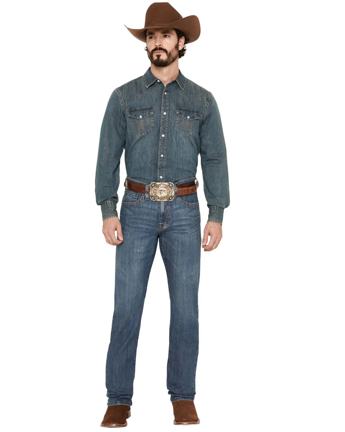 Cody James Men's Men'S Equalizer Wash Jackson Slim Straight Stretch Denim - Cjsp20j01-Mdw