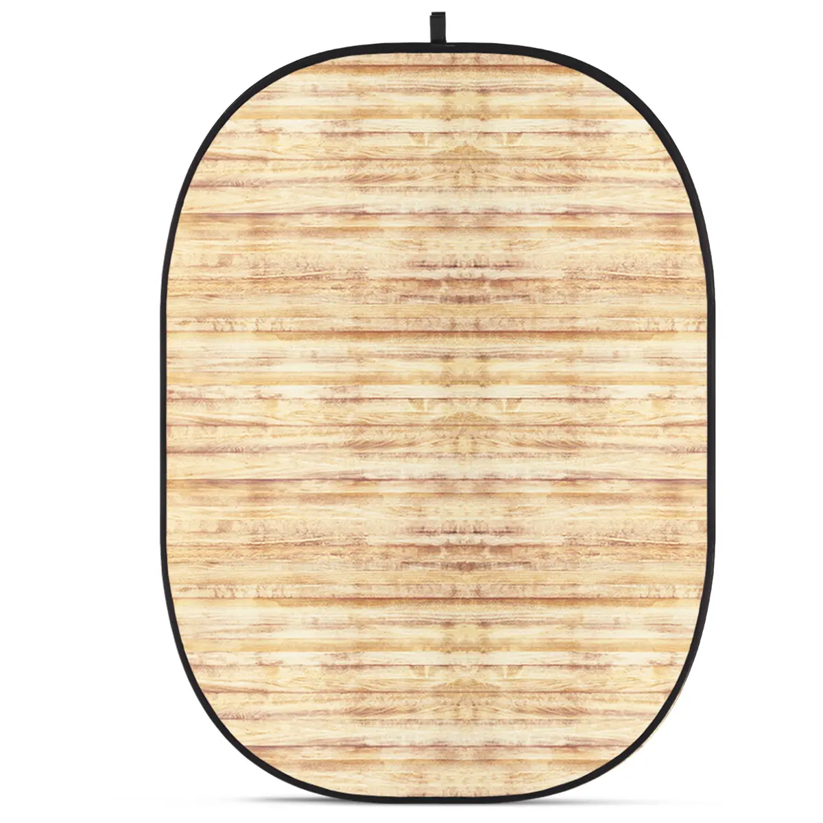 Glow CBA-WW0001 5x6.5' Self-Supporting Portable Fabric Backdrop, Wooden Wall Photography Gear, Camera Accessory