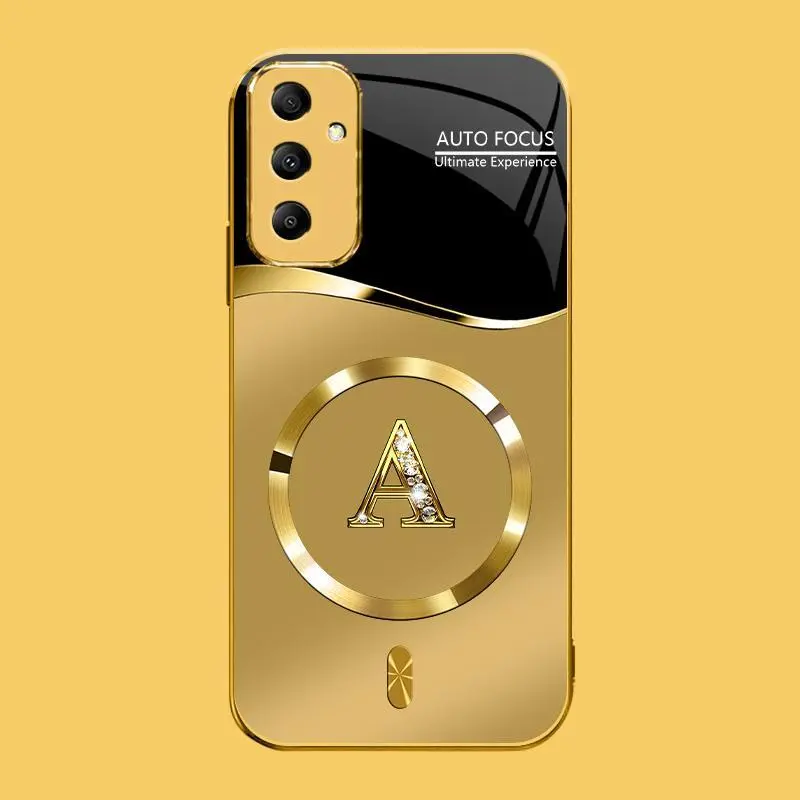 Suitable for [Galaxy A14 5g] high-end MagSafe phone case，Choose from any of the 26 letters， The pattern features a printed effect and is not 3D-dimensional YM99
