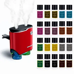 Shonoppy Upgraded Touch Panel Car Air Freshener Diffuser - 20Bottles Essential Oil Dual Spray Strong Smell Car Aromatherapy,Luxury Car Interior Accessories,Best Birthday Gifts