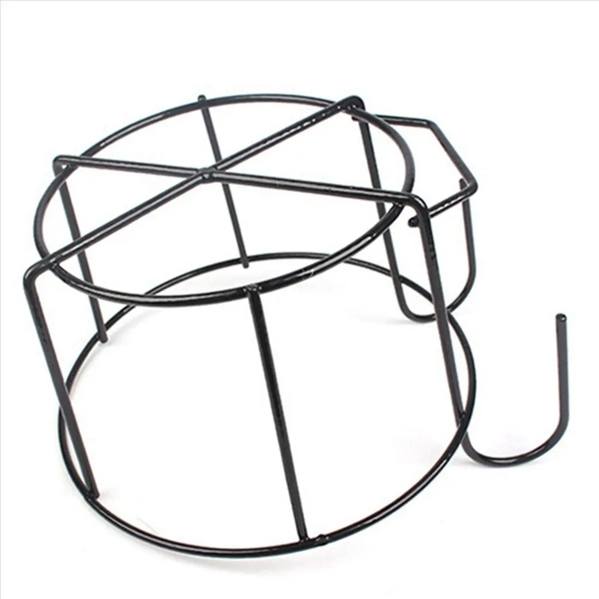 8Pcs Small Size Hanging Railing Planters, Iron Metal Mounted Fence Plant Holders, Balcony Potted Flower Baskets (Leisure & Outdoor Recreation Equipment), Balcony Planters