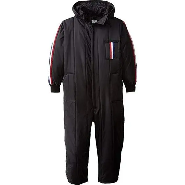Waterproof 1-Piece Snow Suit, Insulated Oxford Nylon Outdoor Wear with Zip-Off Hood and Belt for Cold Weather Skiing & Hunting, Premium Outdoor Apparel, Activewear Clothing