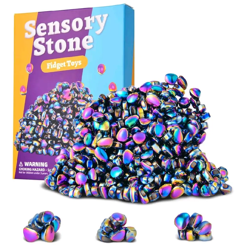 550pcs Fidget Toys for Adults & Teens,Stress Relief Sensory Toys for Autism ADHD Anxiety,Weak Magnetic Putty Colorful,Desk Fidgets Toys,Fidgets Toys Adults Gifts