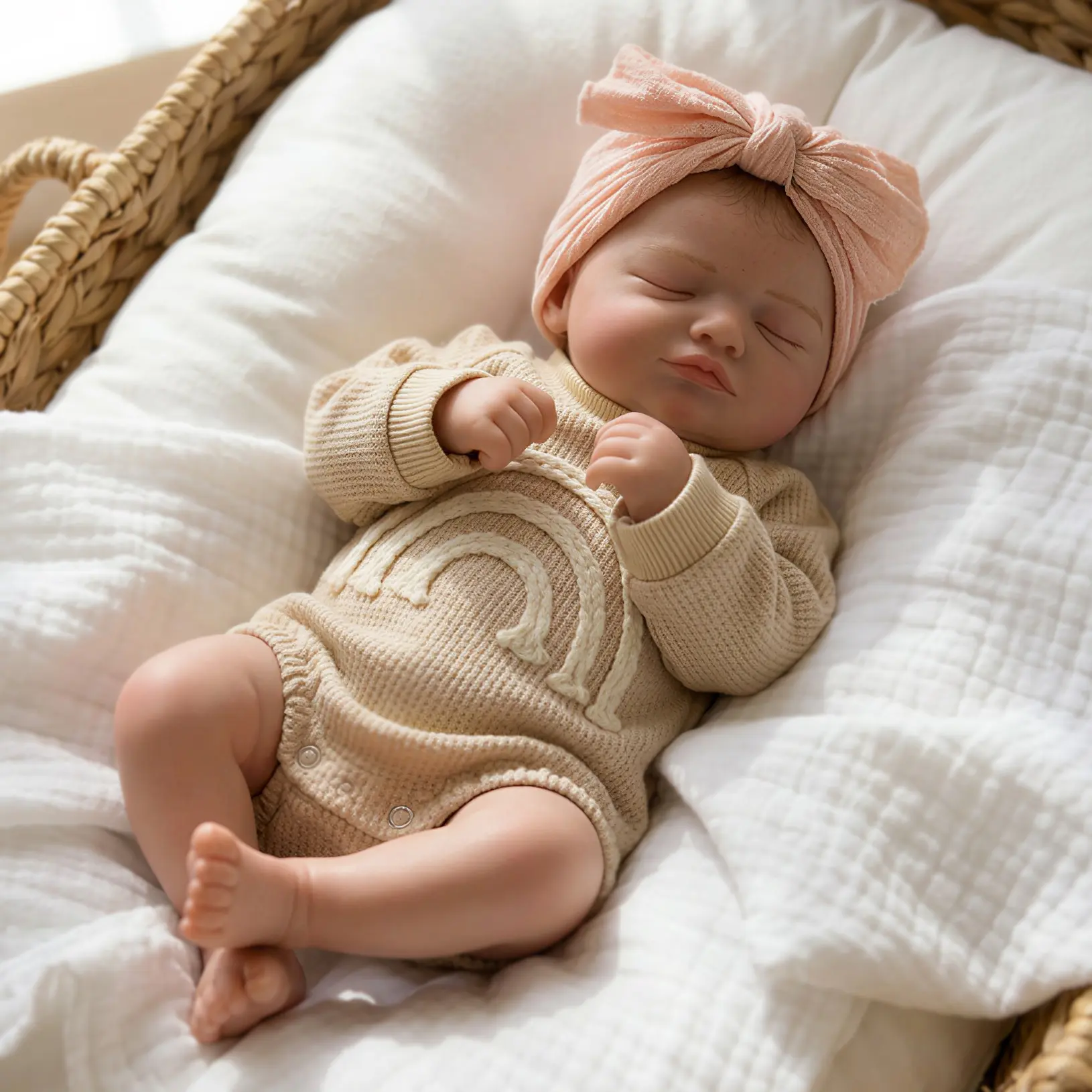 Lifelike Reborn Baby Dolls 18 Inch Real Life Baby Dolls gifts for Mother's Day Valentine's Day Children's Day & Christmas