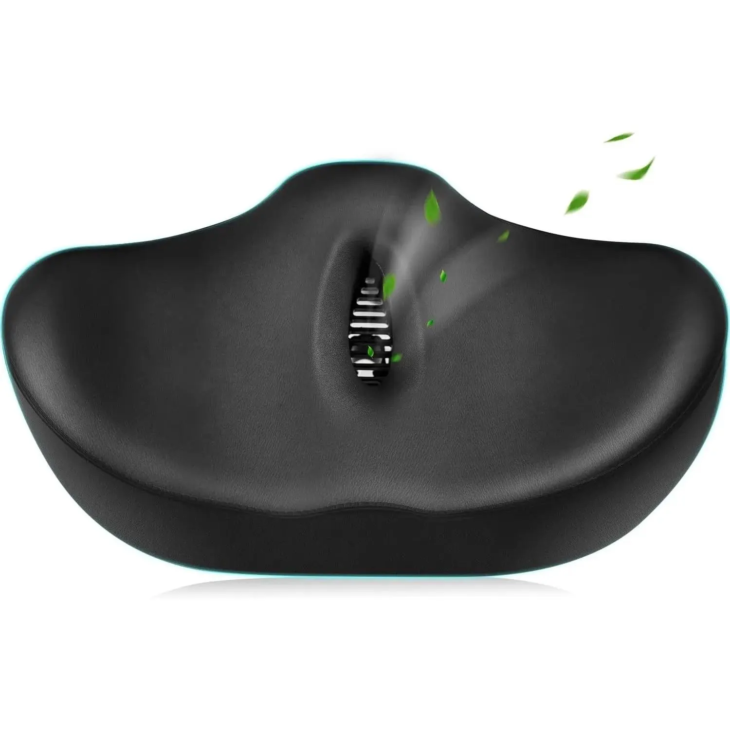 Oversized Bicycle Seat, Ultra Wide Wing Oversized Bike Seat Comfort Compatible with Peloton Exercise Bike & Bike Plus, Electric or Tricycle Bike for Men and Women