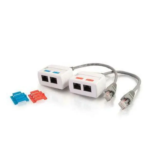 212 MAIN RJ45 Network Jack Splitter Kit - Multi-Port Converter Adapter for Computer Networking, Compatible with Ethernet Cables
