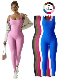 Women's Fashion Body Shaping Tight-Fitting Slimming Underwear, Gym Wear, Workout Jumpsuit, Yoga & Pilates Essential, High Stretch Sweat-Wicking Fabric, Multiple Colors