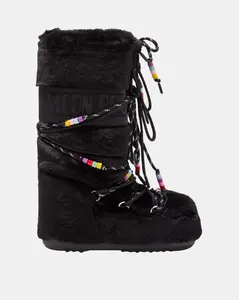 Moon Boot Icon Faux Fur Beads - Tall