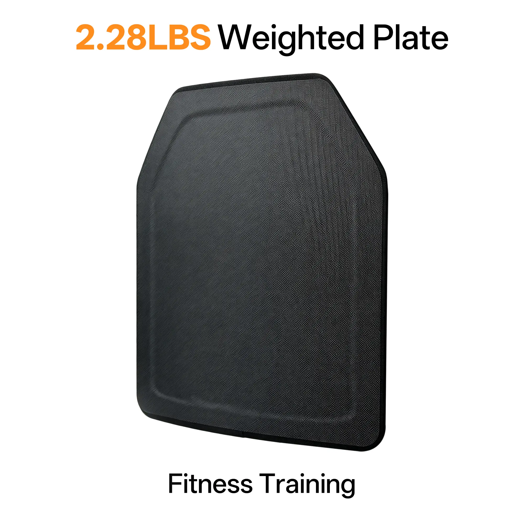 1PCS 2.28LBS Weighted Plate for Fitness Training, 10 x 12 inches- Ideal for Strength and Endurance Workouts