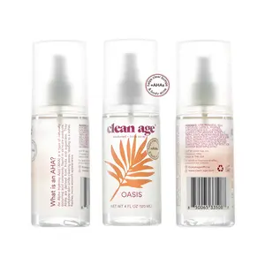 Clean Age Aluminum-Free Deodorant & Body Spray for Whole Body (4 oz) Oasis Scent, Body Acne Spray