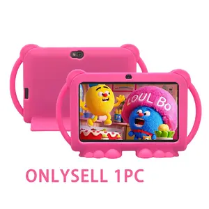 Perfect Christmas Birthday Gifts for Kids: 7 Inch Android 12 Touchscreen Learning Entertainment Tablet with Parental Control, 2+32GB, 5G WiFi, Shockproof Case, 5 Colors - Ideal Present for Boys and Girls