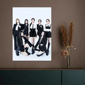 Trending BBabymonstered Poster HD Heavy-Duty Self-Stick Waterproof Wall Decor Tool-Free Install Durable & Reusable Conceals Wall Flaws Elevates Home Style Perfect for Living Room Bathroom & Kitchen Easy Apply & Remove