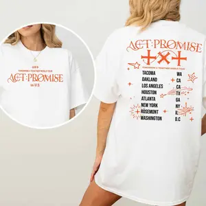TXT World Tour 'Act : Promise' in U.S shirt