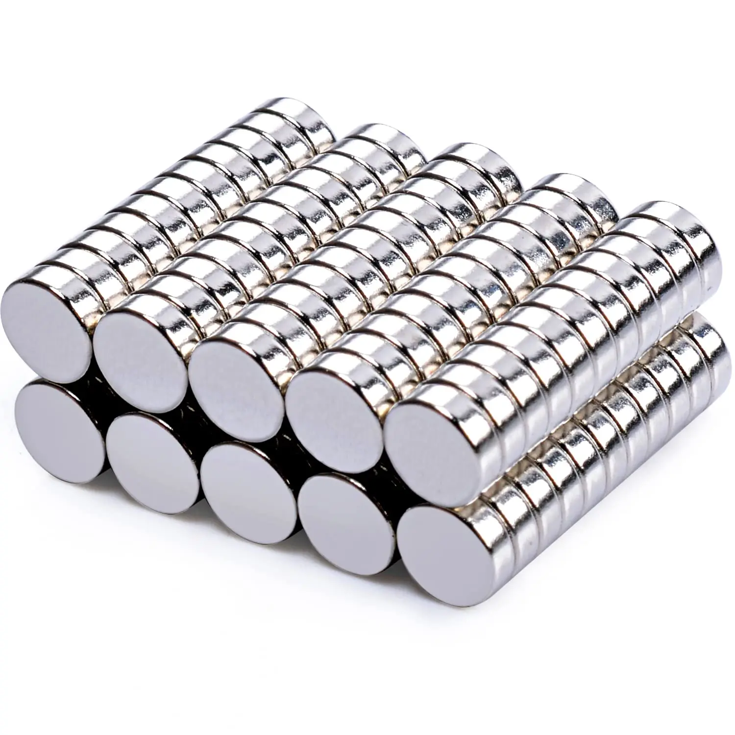 100 Pcs Heavy Duty Round Small Rare Earth Neodymium Magnets, Mini Disc Magnets for Whiteboard, Refrigerator, Locker, Crafts, Dry Erase Board, Cabinets, Heavy Duty Magnet