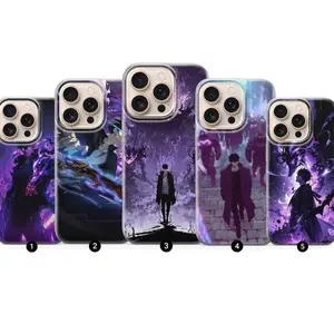 Sung Jinwoo Solo Leveling Anime Phone Case Compatible with iPhone 11, 12, 13, 14, 15, 16, 17 & Samsung S22 S23 S24 S25 – check our available sizes
