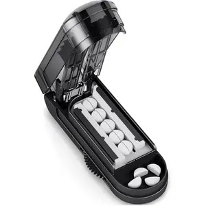 Pill Cutter Splitter for Cutting Multiple Pills, Adjustable Pill Cutter Splitter for Small and Tiny Pills with Accurate Alignment, for Small or Large Tablets with Sharp Safe Blade