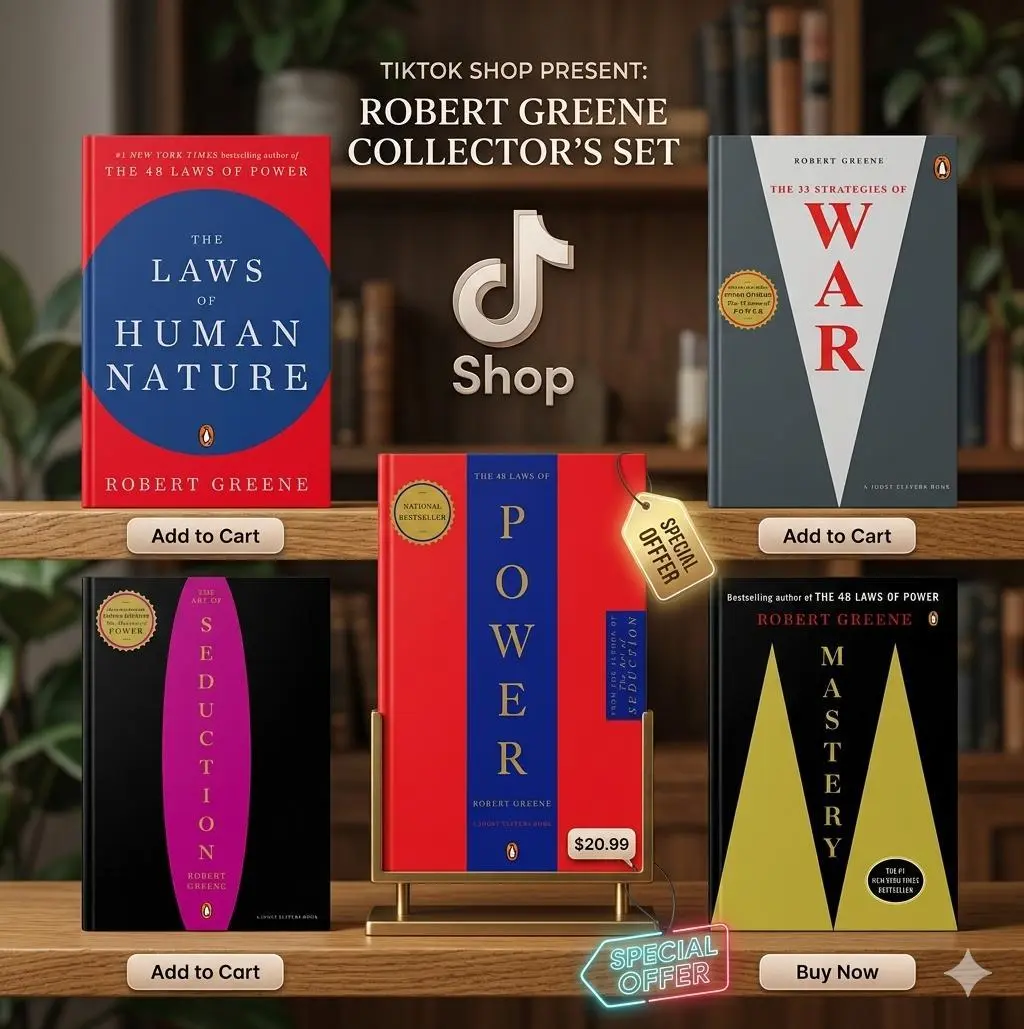Robert Greene The Concise 5 Books Set (The Concise 48 Laws Of Power, The Concise Laws of Human Nature, The Concise Mastery, The Concise Art of Seduction & The Concise 33 Strategies Of War) Paperback – July 21, 2022