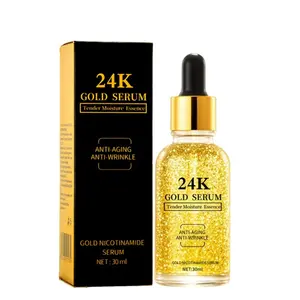 Generic Serum with 24K Gold and Niacinamide, Hydrating and Anti-Aging Essence.