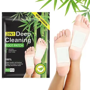 10pcs/set Bamboo Charcoal Foot Patches, Moisturizing Foot Care Patches, Hydrating Foot Care Products, Comfort Hygiene Products, Hygiene Body Product