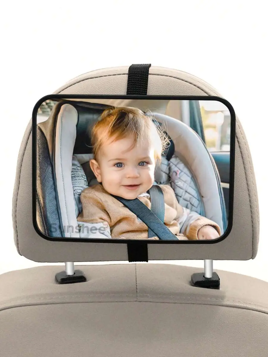 Automotive Car Rearview Mirror for Rear-Facing Infants, Crash-Proof Shatterproof Wide-Vision Auto Body & Frame Replacement Part, Essential Car Accessory