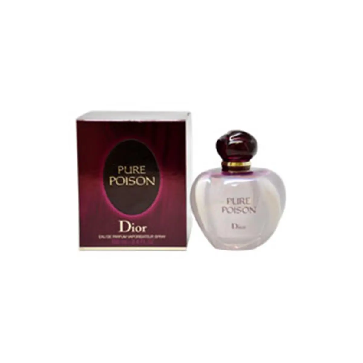 Christian Dior Pure Poison Unisex EDP Spray Bottle - 3.3 fl oz - Blend of Sweet Orange, Sweet Citrus, Floral, Musk, Wood - Romantic Wear Fragrance, Perfume, Active Spray Unisex Fragrance, Bright Citrus Unisex Fragrance