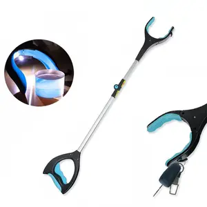 36" Grabber Reacher Tool, Extra Long Foldable Reacher Grabber Pickup Tool with 90° Rotating Jaw & Strong Grip Magnet, Heavy Duty Trash Picker Upper Grabber, Lightweight Grabbers for Seniors