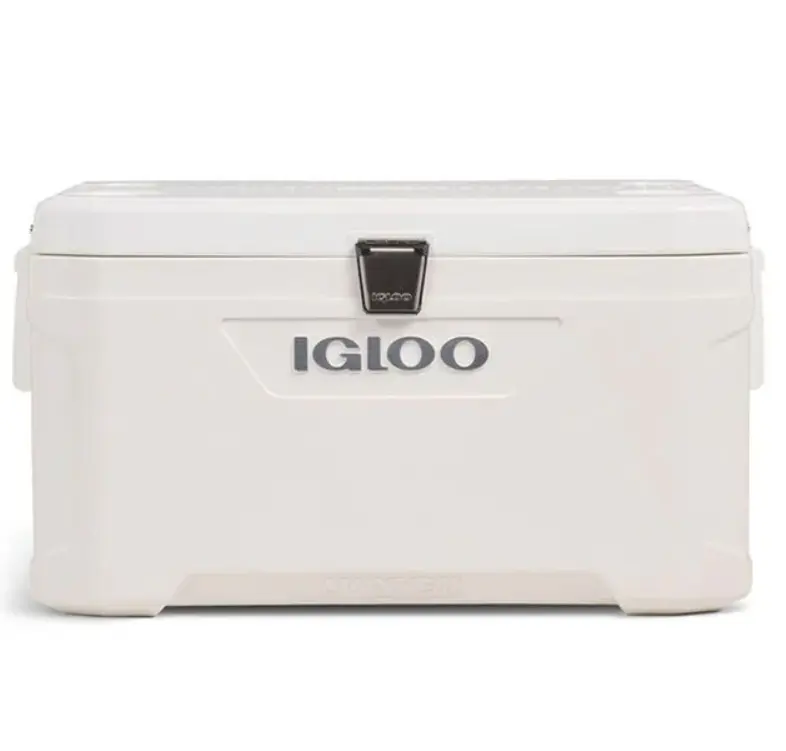 Igloo Marine Elite 70 Qt Cooler Heavy Duty Fishing Boat Ice Chest White
