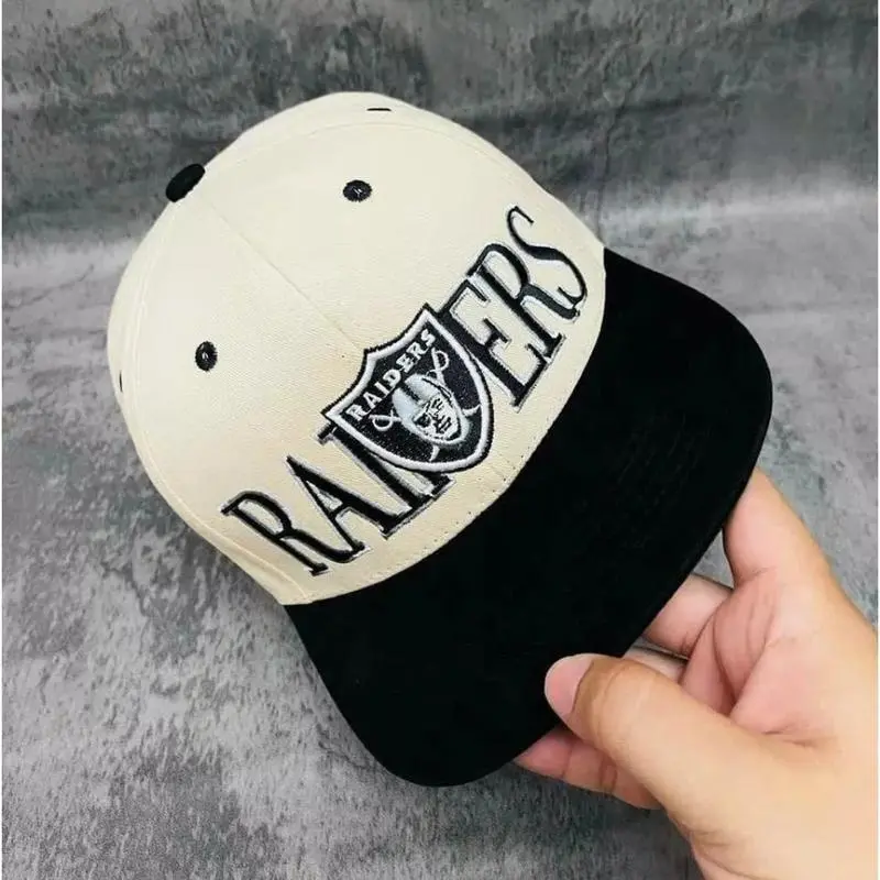 New Era RAIDERS Snapback w/ Premium Glitter Script - LV Raiders Shield