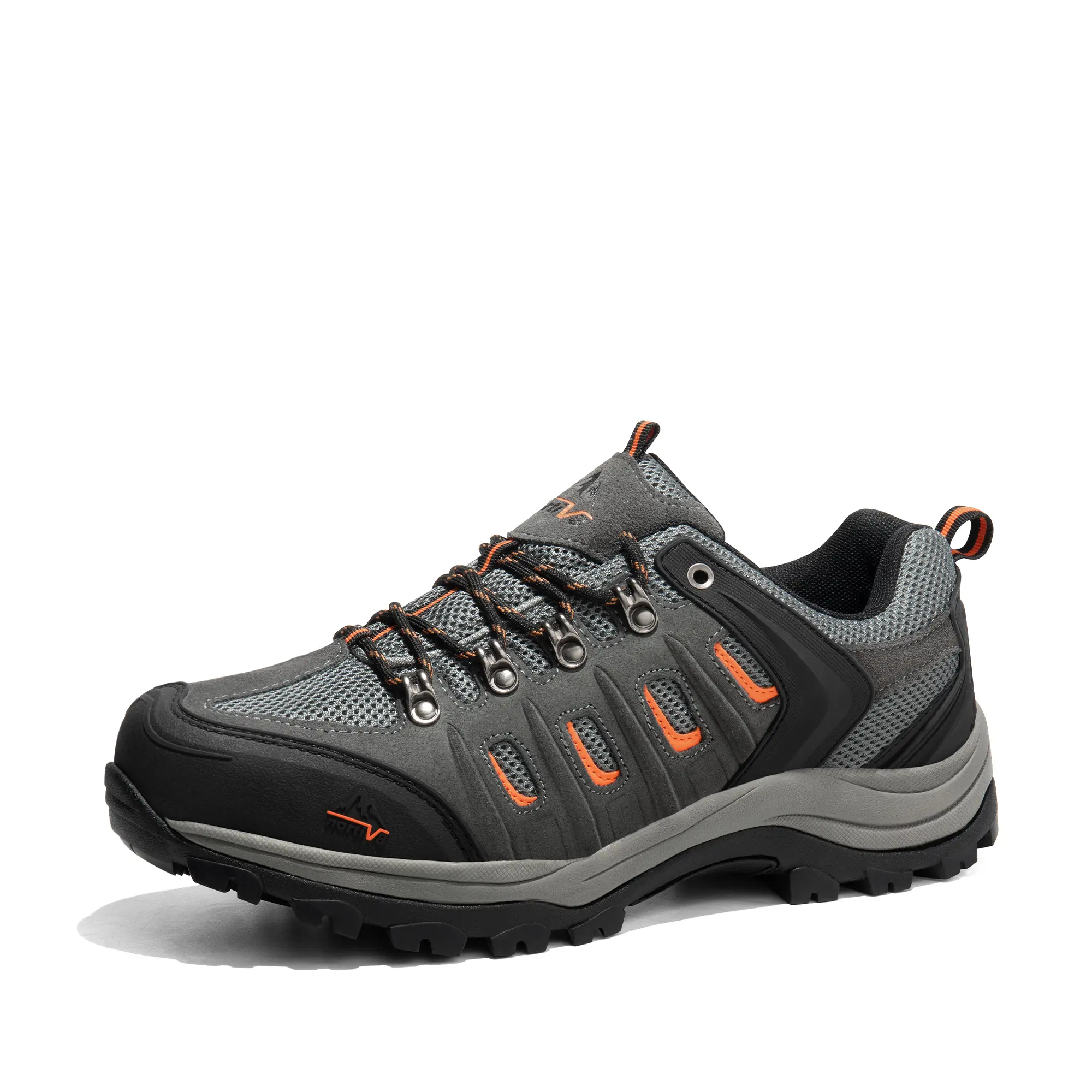 Men's Suede Leather & Mesh Hiking Boots, Waterproof & Durable Outdoor Trekking Shoes for Camping & Climbing, Climbing Trekking Shoes
