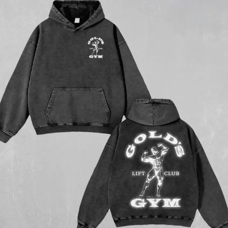 golds gym hoodie grey - TikTok Shop