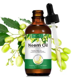 Aliver Neem Oil 60ML, Natural Skin Care, Wellness Body Oil, Benefits, Moisturizing & Nourishing, Suitable for All Skin Types, Dark Spot Reducer