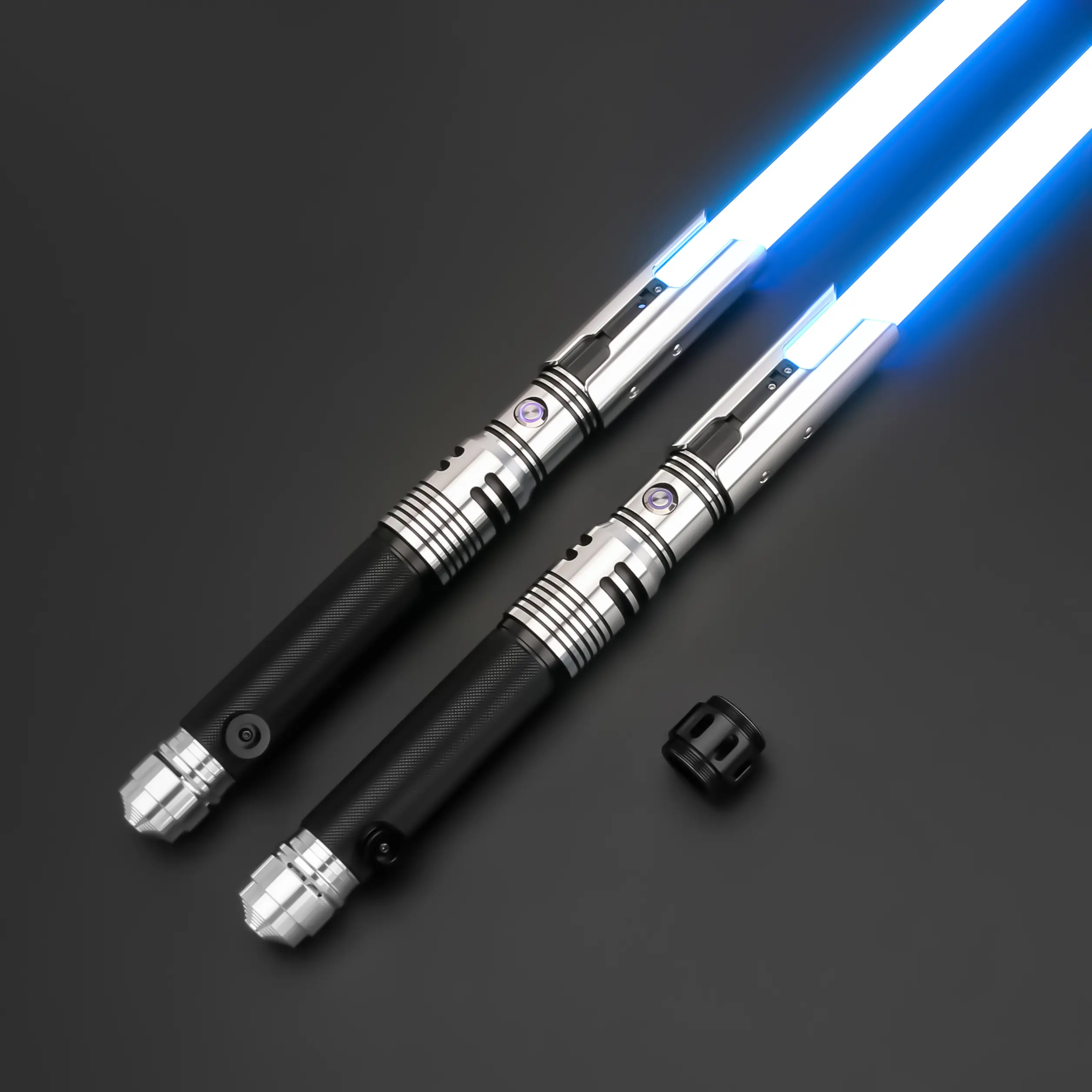 SUPERNEOX Cal Kestis Neopixel Lightsaber SNV4 Pro 2-in-1 Combat Saber Smooth Swing App Control Rechargeable Double Blade Metal Hilt Heavy Dueling Lightsaber Inspired by Fallen Order and Jedi Survivor for Cosplay Collectors