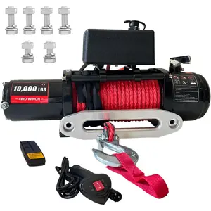 Gaomon 10000LBS 12V Electric Vehicle Winch, IP67 Waterproof, 85Ft Steel Cable Truck Winch with Wireless Handheld Remote Kit, Enhanced Durability, Versatile Control for Towing UTVs Off-Road