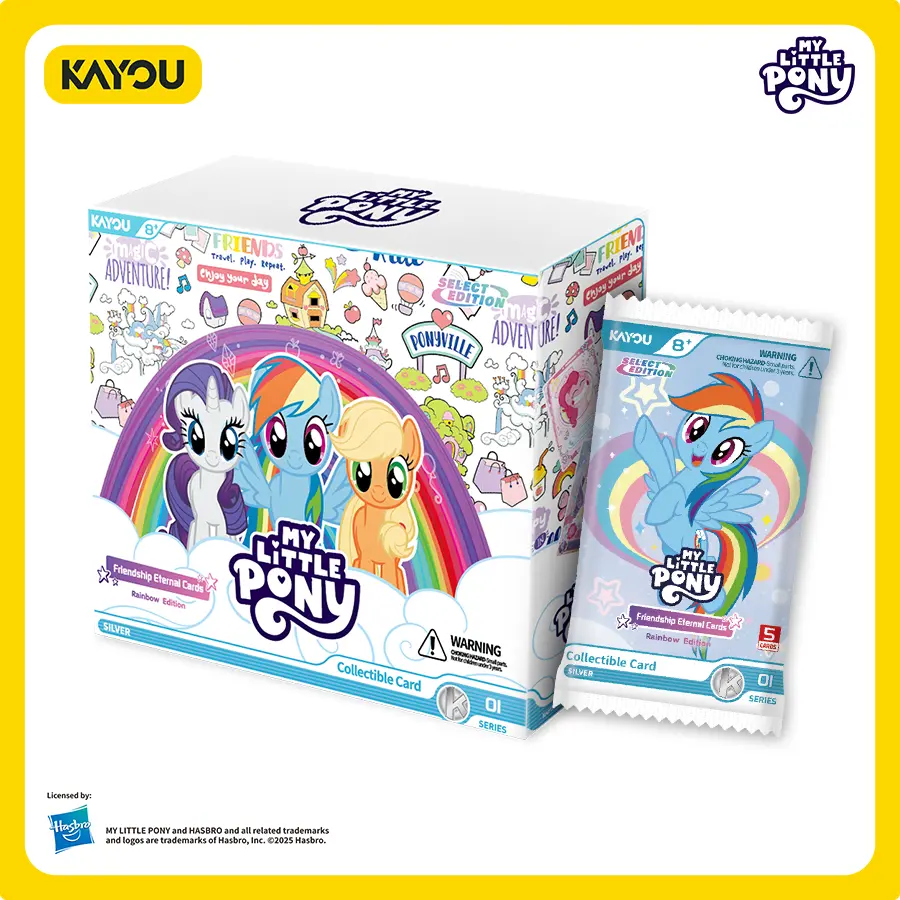 My Little Pony CCG Friendship Eternal Trading Cards - Rainbow Special Edition - NA-001, Card Design, Box Included