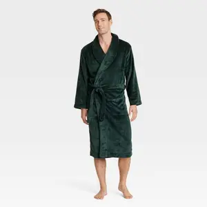 Men's Solid Plush Robe - Goodfellow & Co