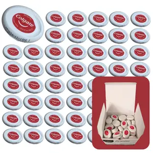 72-Pack Colgate Dental Floss, Trial Size, 3 yd, Mint Flavor, Shred-Resistant Travel Size Dental Floss Oral